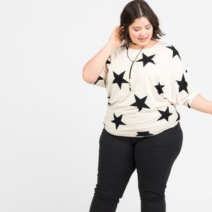 Short Sleeve Dolman Stars